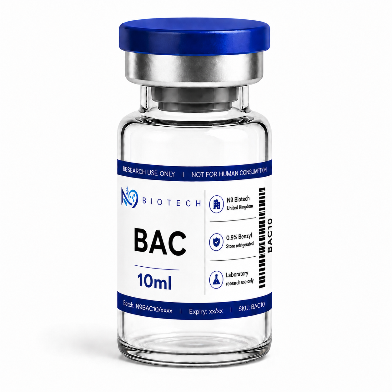 Sterile Bacteriostatic Water 10ml vial