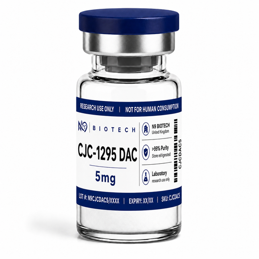 CJC-1295 DAC 5mg lyophilised peptide vial