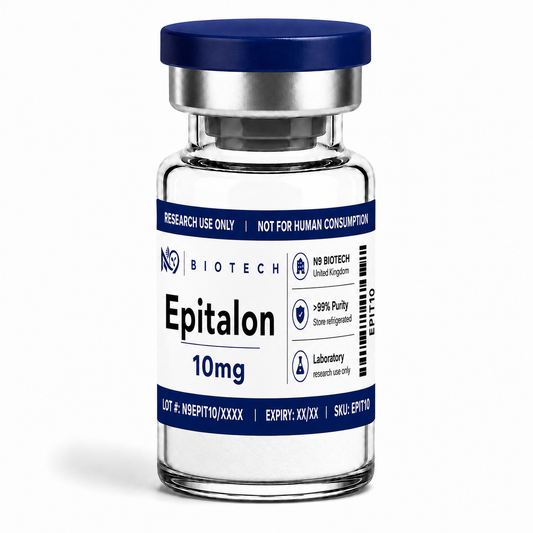 Epitalon 10mg lyophilised peptide vial
