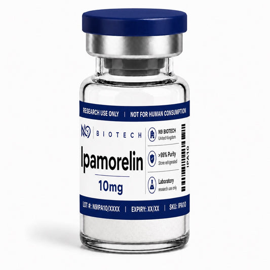 Ipamorelin 10mg lyophilised peptide vial